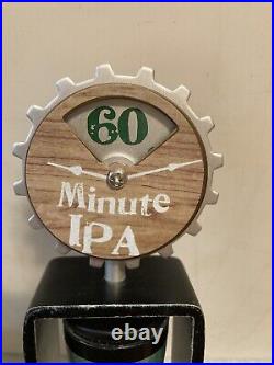 DOGFISH HEAD UBER MINUTE IPA HOURGLASS DESIGN draft beer tap handle. DELAWARE
