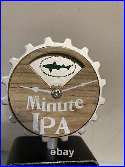 DOGFISH HEAD UBER MINUTE IPA HOURGLASS DESIGN draft beer tap handle. DELAWARE