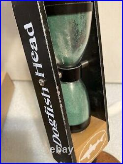 DOGFISH HEAD UBER MINUTE IPA HOURGLASS DESIGN draft beer tap handle. DELAWARE