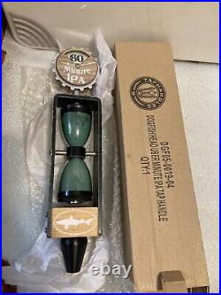 DOGFISH HEAD UBER MINUTE IPA HOURGLASS DESIGN draft beer tap handle. DELAWARE