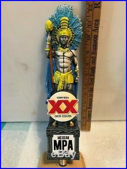 DOS EQUIS XX CERVEZA MEXICAN PALE ALE beer tap handle. Mexico