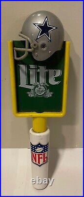 Dallas Cowboys Miller Lite Helmet & Goal Post Beer Tap Handle