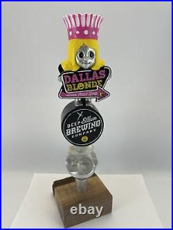 Deep Ellum Dallas Blonde Beer Tap Handle Rare Figural Girl Beer Tap Handle Lot C