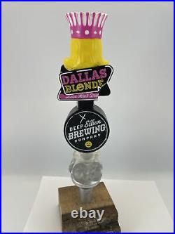 Deep Ellum Dallas Blonde Beer Tap Handle Rare Figural Girl Beer Tap Handle Lot C