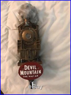 Devil Mountain Five Malt Ale Brewing Company Train Beer Tap Handle