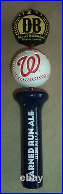 Devils Backbone Brewing Company Earned Run Ale Washington Nationals Tap Handle