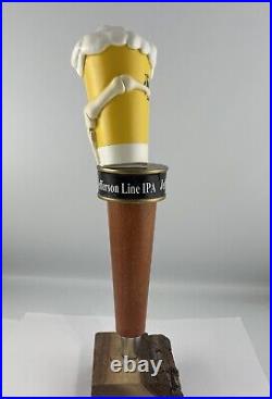 Doc G's Jefferson Line IPA Beer Tap Handle Rare Figural Skeleton Beer Tap Handle
