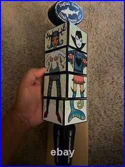 Dogfish Head 2012 rare Tara Mcpherson puzzle beer tap handle (Off center people)