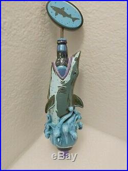 Dogfish Head Uber 2013 Great White Shark Excellent 12 Draft Beer Keg Tap Handle