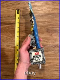 Dos Equis Beer Tap Handle Knob Keg Draft Bar Top Brewing Mexican Pale Ale Aztec