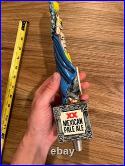 Dos Equis Beer Tap Handle Knob Keg Draft Bar Top Brewing Mexican Pale Ale Aztec