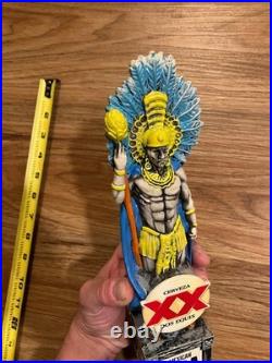 Dos Equis Beer Tap Handle Knob Keg Draft Bar Top Brewing Mexican Pale Ale Aztec