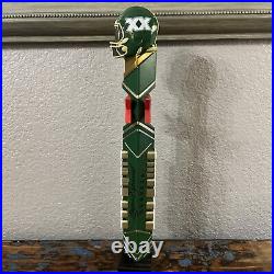 Dos Equis Football Tap Handle With Nuggets Basketball Topper RARE