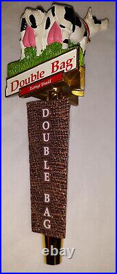 Double Bag Long Trail Brewing Co. Beer Tap Handle Rare