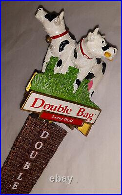 Double Bag Long Trail Brewing Co. Beer Tap Handle Rare