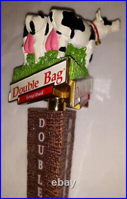 Double Bag Long Trail Brewing Co. Beer Tap Handle Rare