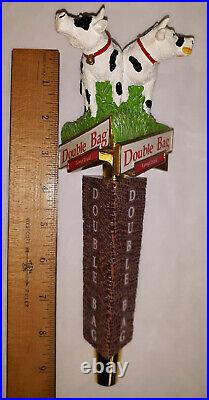 Double Bag Long Trail Brewing Co. Beer Tap Handle Rare