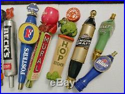Draft Beer Keg Tap Handle Lot of 9 New Belgium McGargles Some Rare Old