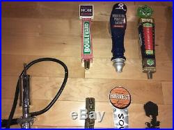 Draft Beer Tap Handle Lot of 29 and Keg Pump Mixed Baltimore Pub Mancave Topper