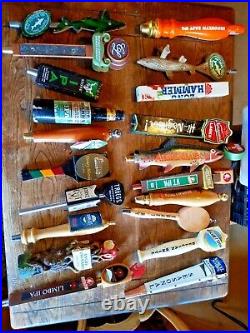 Draft Craft Beer Bar Tap Handles Lot of 20 Brooklyn east, Dogfish IPA, Stone IPA