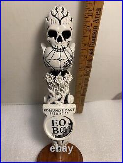 EDMONDS OAST FLYING SKULL draft beer tap handle. SOUTH CAROLINA