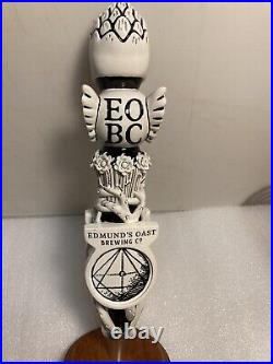 EDMONDS OAST FLYING SKULL draft beer tap handle. SOUTH CAROLINA