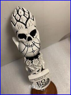 EDMONDS OAST FLYING SKULL draft beer tap handle. SOUTH CAROLINA