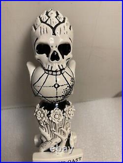 EDMONDS OAST FLYING SKULL draft beer tap handle. SOUTH CAROLINA