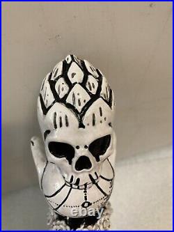 EDMONDS OAST FLYING SKULL draft beer tap handle. SOUTH CAROLINA