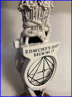 EDMONDS OAST FLYING SKULL draft beer tap handle. SOUTH CAROLINA