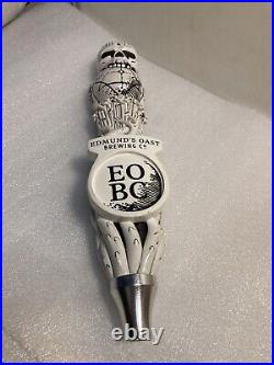 EDMONDS OAST FLYING SKULL draft beer tap handle. SOUTH CAROLINA