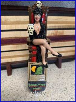 ELVIRA Beer Tap Handle boob tube stout skulls Frankenstein rare