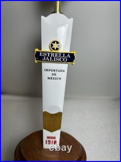 ESTRELLA JALISCO DAY OF THE DEAD SUGAR SKULL draft beer tap handle. MEXICO