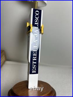 ESTRELLA JALISCO DAY OF THE DEAD SUGAR SKULL draft beer tap handle. MEXICO