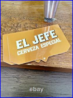 ETNA BREWING EL JEFE BEER Tap Handle 12 SASQUATCH BIG FOOT CALIFORNIA Brewery