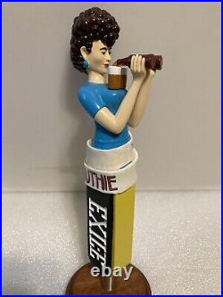 EXILE BREWING RUTHIE LAGER Draft beer tap handle. IOWA