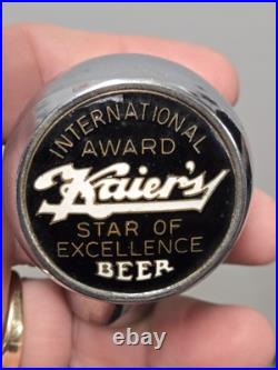 Early Old Vintage Mahanoy City PA Kaier's Brewery Ball Beer Tap Great CONDITION