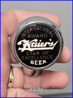 Early Old Vintage Mahanoy City PA Kaier's Brewery Ball Beer Tap Great CONDITION