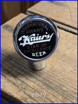 Early Old Vintage Mahanoy City PA Kaier's Brewery Ball Beer Tap Great CONDITION