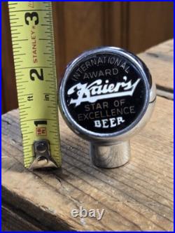 Early Old Vintage Mahanoy City PA Kaier's Brewery Ball Beer Tap Great CONDITION