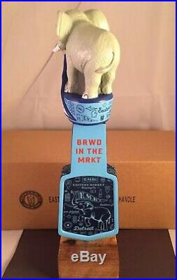 Eastern Market Brewing Company Beer Tap Handle Rare Figural Elephant Tap Handle
