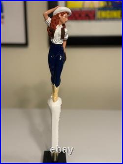 Elk Grove Wrangler Red Beer Tap Handle New