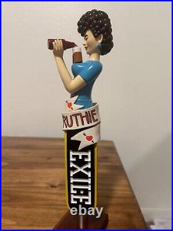 Exile Brewing Company Tap Handle Ruthie Beer Boobs Man Cave Decor Iowa Brewery