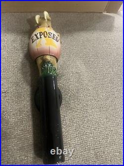 Exposed horny goat beer tap handle? NIB. Multiple Versions Available