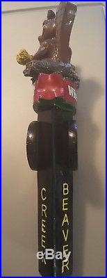 Extra Rare Beaver Creek Wibaux Montana Brew Beer Tap Handle Very Hard To Find