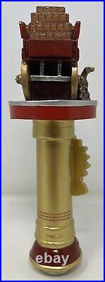 Extremely Rare 2018 Budweiser Clydesdale Delivery Wagon Beer Tap Handle 7.75