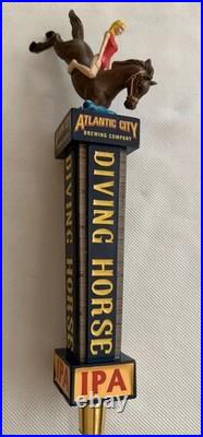Extremely Rare! Atlantic City Diving Horse Beer Tap Handle Breweriana