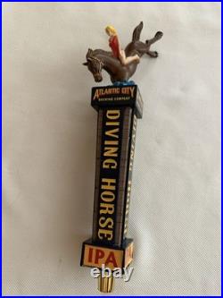 Extremely Rare! Atlantic City Diving Horse Beer Tap Handle Breweriana