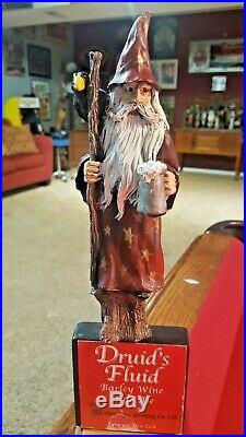Extremely Rare Middle Ages Brewing Druid Fluid Wizard Beer Tap Handle