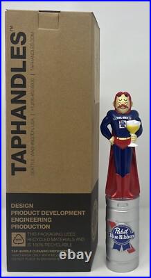 Extremely Rare Pabst Blue Ribbon Cool Blue 9 Tap Handle- NIB